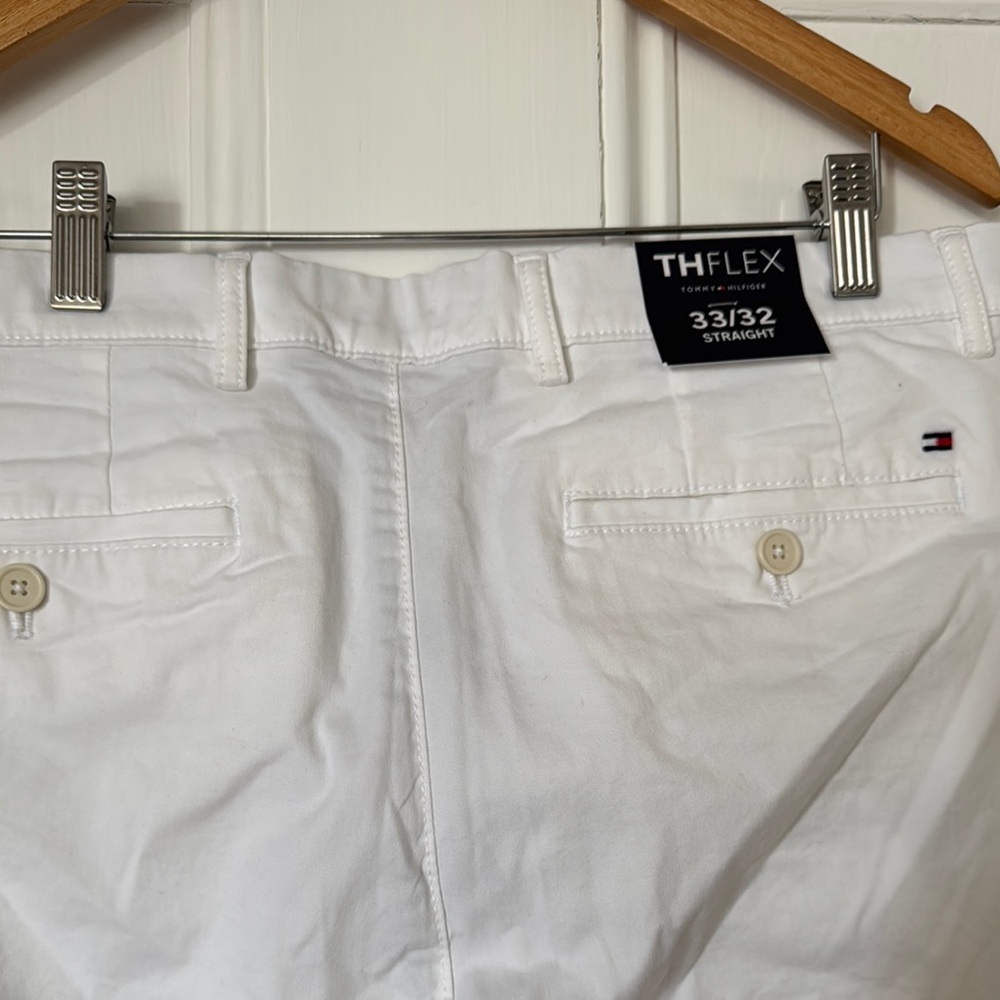 Tommy Hilfiger White TH Flex Pants